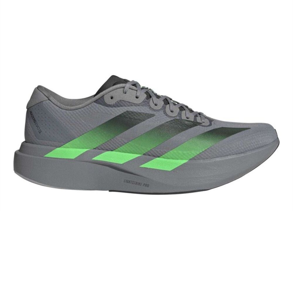 Adidas Mens Adizero Shoes / Gray/Green